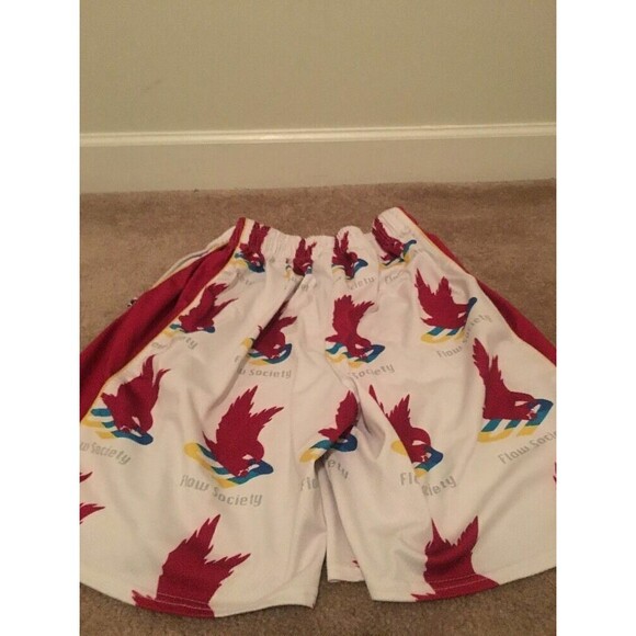 Flow Society Men's Print Lacrosse Shorts Size Medium Multi-Color - Picture 1 of 6